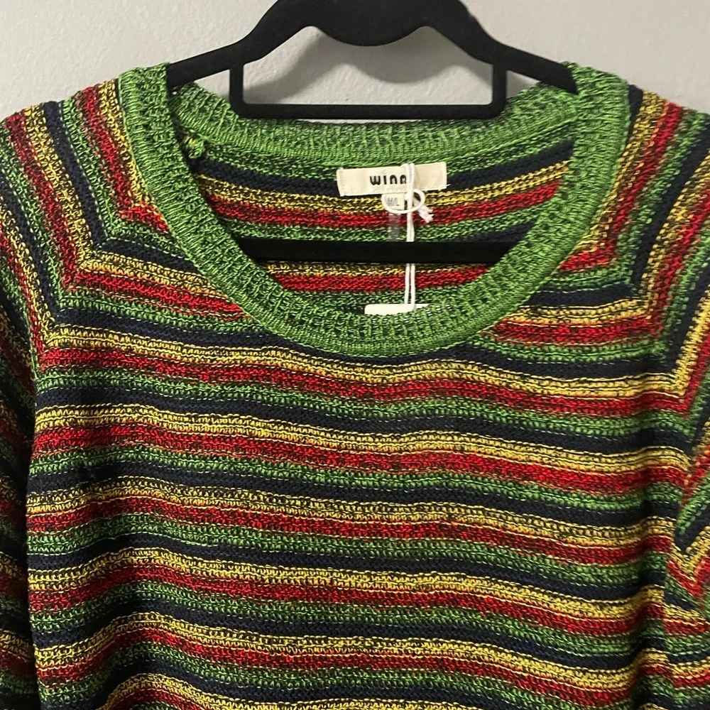 NWT Winni by Miracle Striped Knit Lightweight Sweater. Size M/L